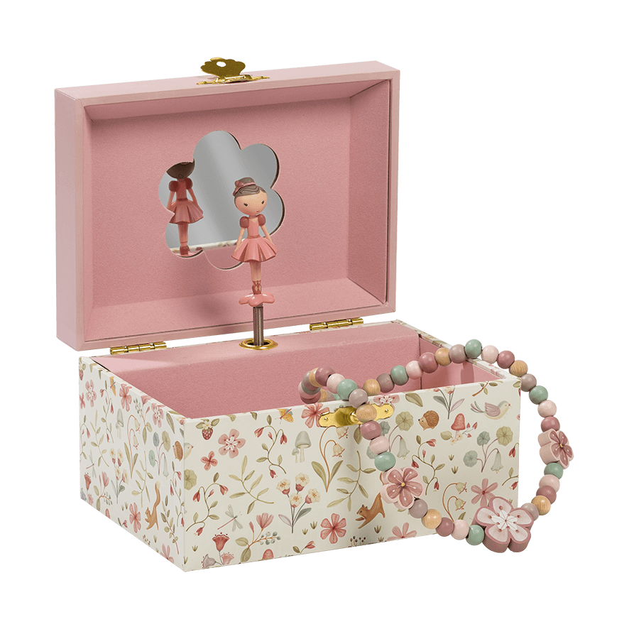 Szkatułka na biżuterię z pozytywką - Rosa / Little Dutch
