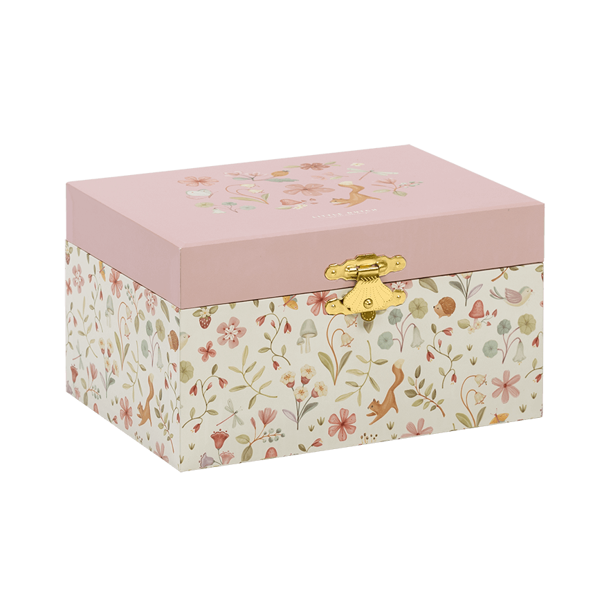 Szkatułka na biżuterię z pozytywką - Rosa / Little Dutch