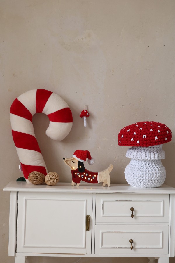 Lampa Little Lights Piesek Mini SANTA HELPER / Little Lights