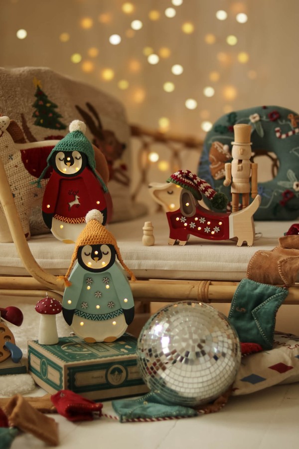 Lampa Little Lights Piesek Mini SANTA HELPER / Little Lights
