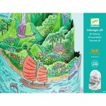 Kolorowanki 3D - Na szczycie mojej wyspy / Djeco