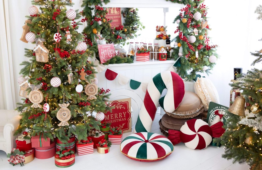 Pufa dla dzieci Christmas Candy / Cozy&Dozy