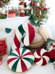 Pufa dla dzieci Christmas Candy / Cozy&Dozy