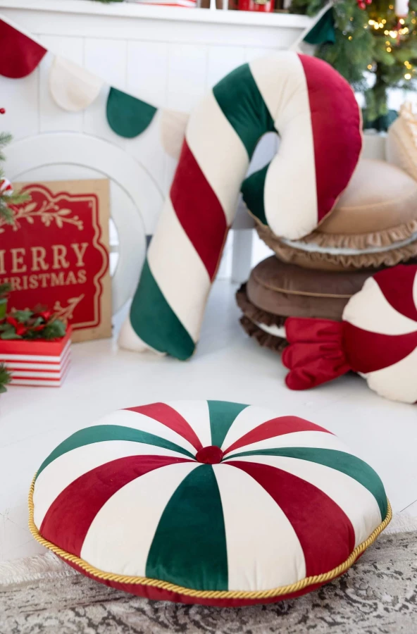Pufa dla dzieci Christmas Candy / Cozy&Dozy