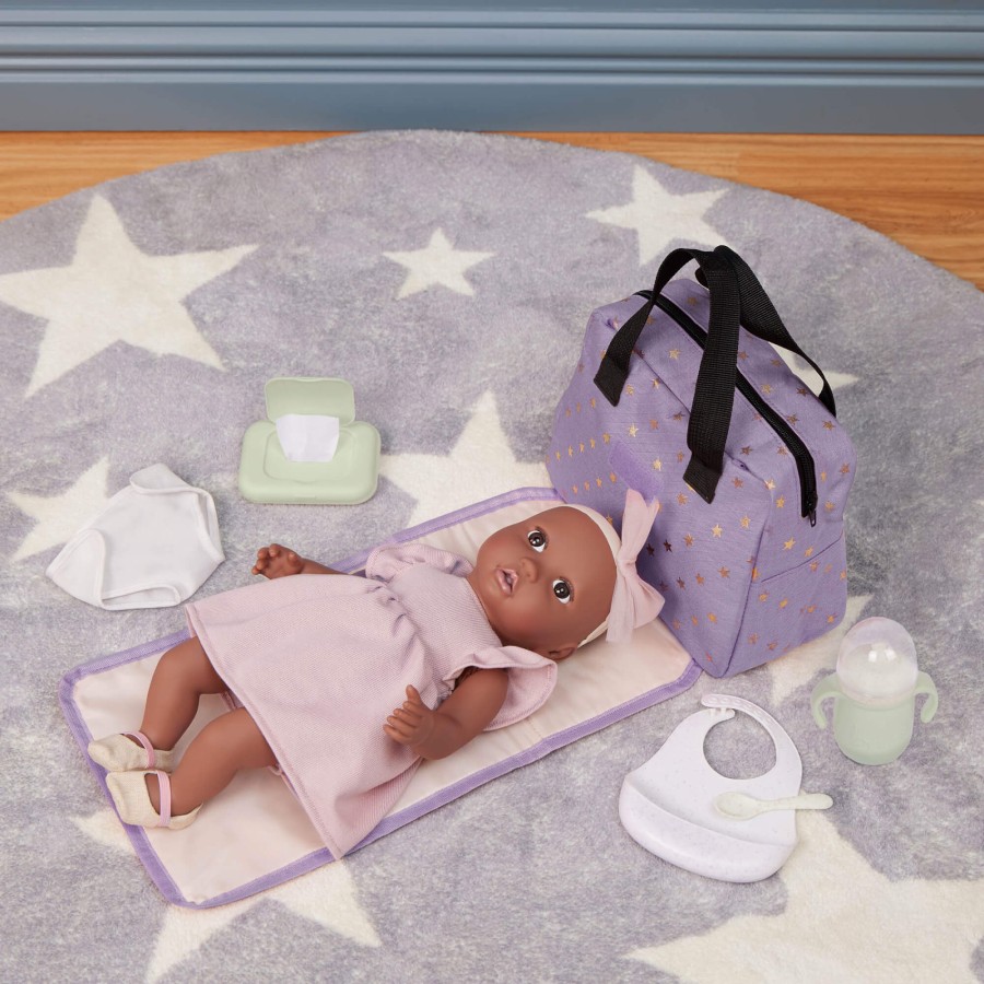 Torba do przewijania z akcesoriami do karmienia - fioletowa / LullaBaby
