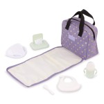 Torba do przewijania z akcesoriami do karmienia - fioletowa / LullaBaby
