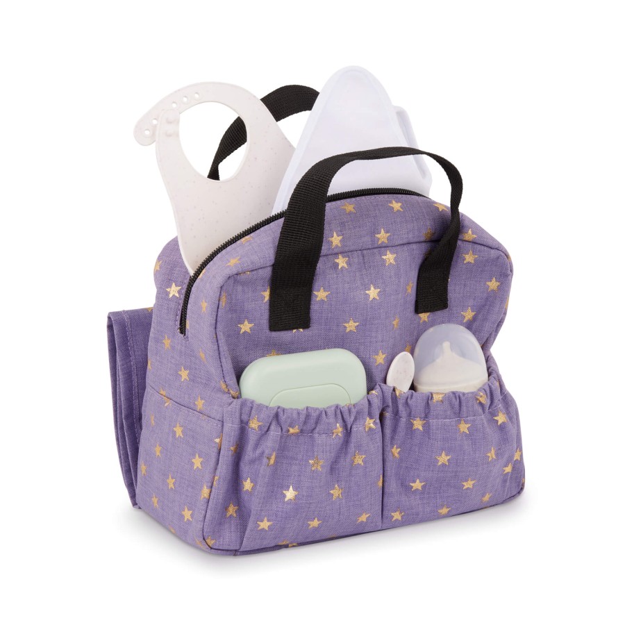 Torba do przewijania z akcesoriami do karmienia - fioletowa / LullaBaby