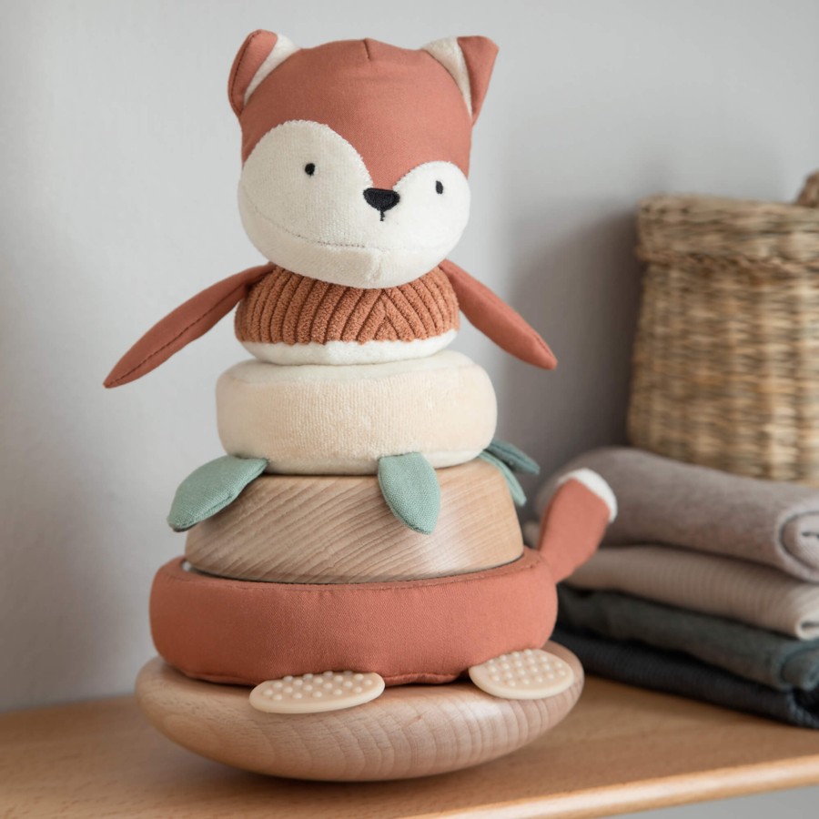 Miękka piramida sensoryczna - sparky the fox / Sebra