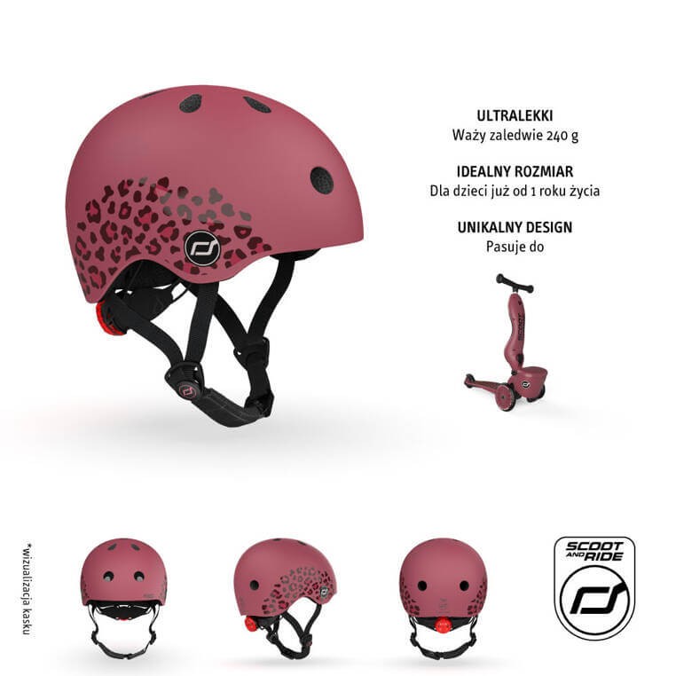 Kask XXS-S dla dzieci 1-5 lat Wildcat / Scootandride