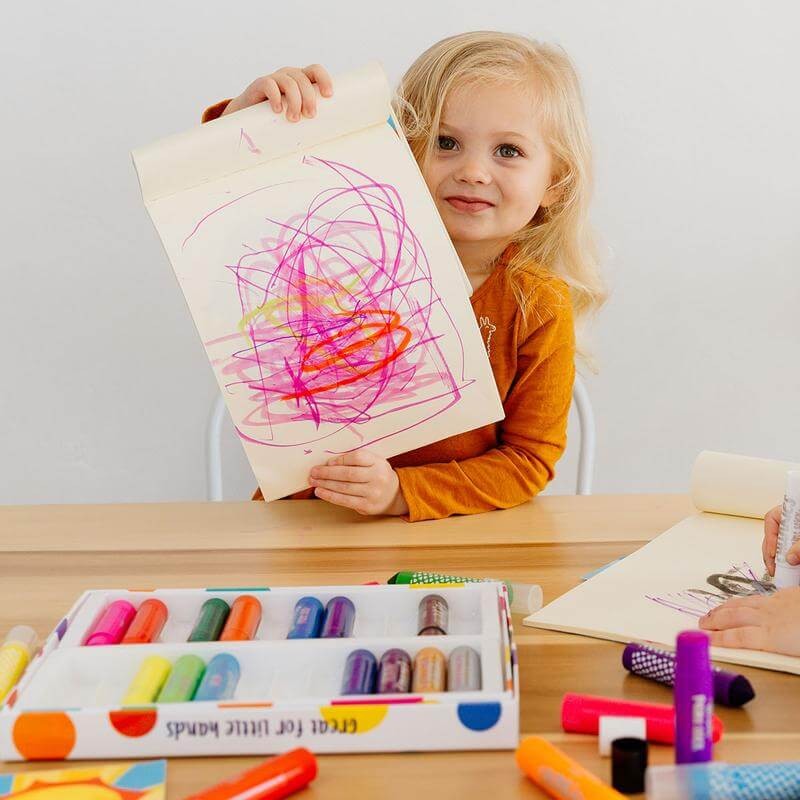 Farba w kredce 24 szt., Chunkies Paint Sticks / Ooly