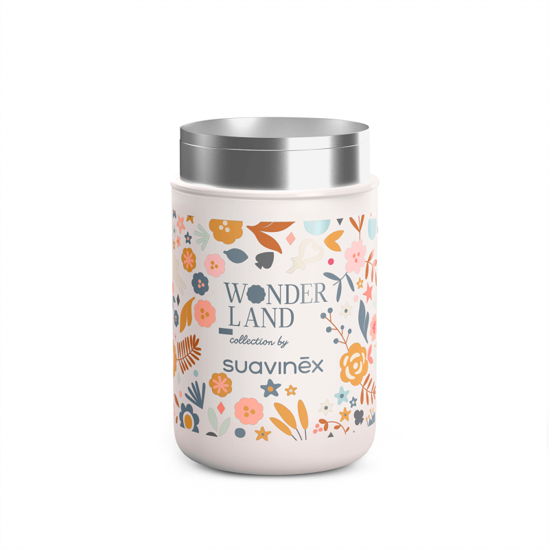 Termos 400 ml Wonderland - beżowy liberty / Suavinex