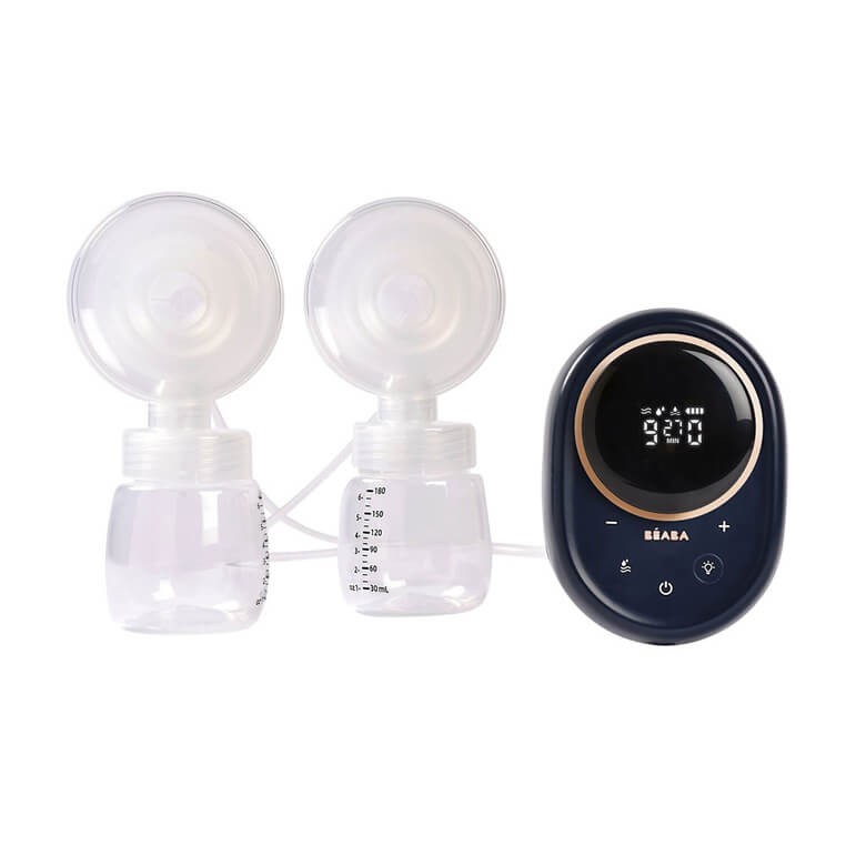 Laktator elektryczny podwójny 2x180 ml Night Blue / Beaba