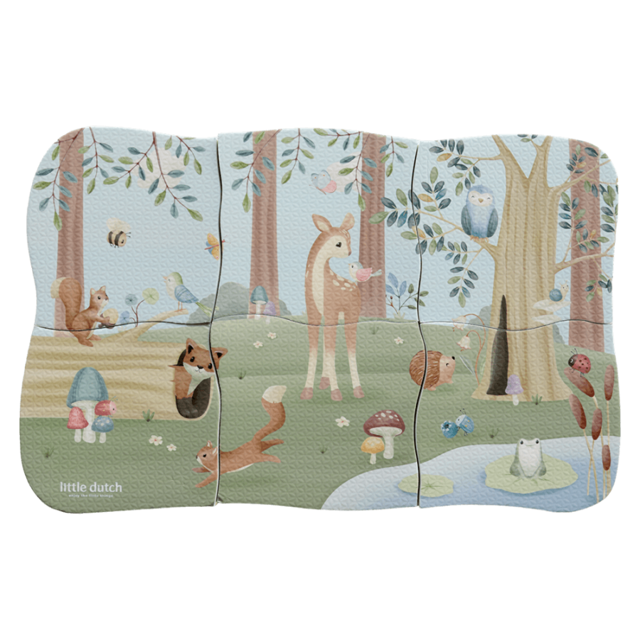 Puzzle do kąpieli Forest Friends / Little Dutch