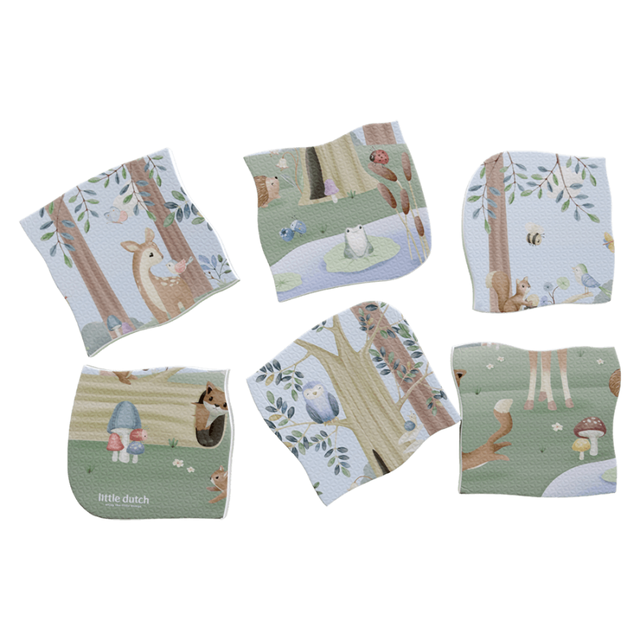 Puzzle do kąpieli Forest Friends / Little Dutch