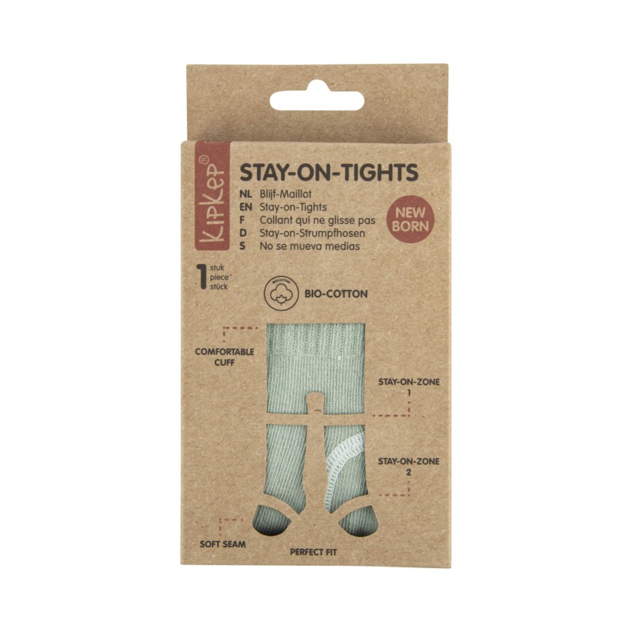 Rajstopki niemowlęce Stay-on-Tights, Pale Green / KipKep