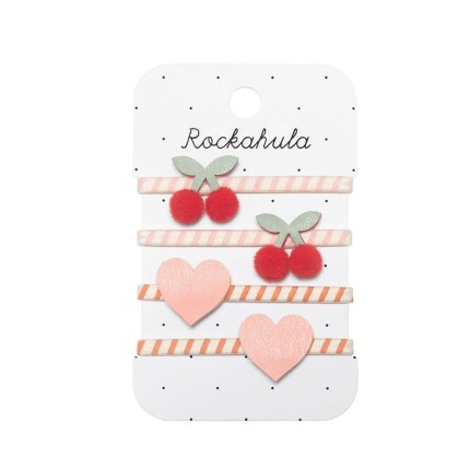 Gumki do włosów Stripy Cherry / Rockahula Kids