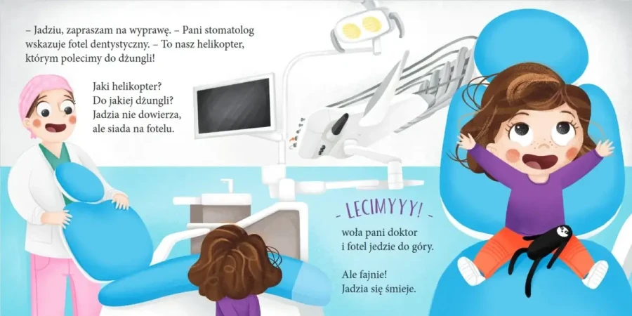 Jadzia Pętelka idzie do dentysty / Wydawnictwo Zielona Sowa