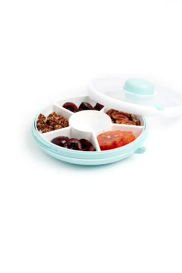 SNACK SPINNER pojemnik na przekąski, Macaron Blue / GOBE
