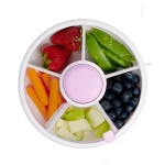 SNACK SPINNER pojemnik na przekąski, Taro Purple / GOBE