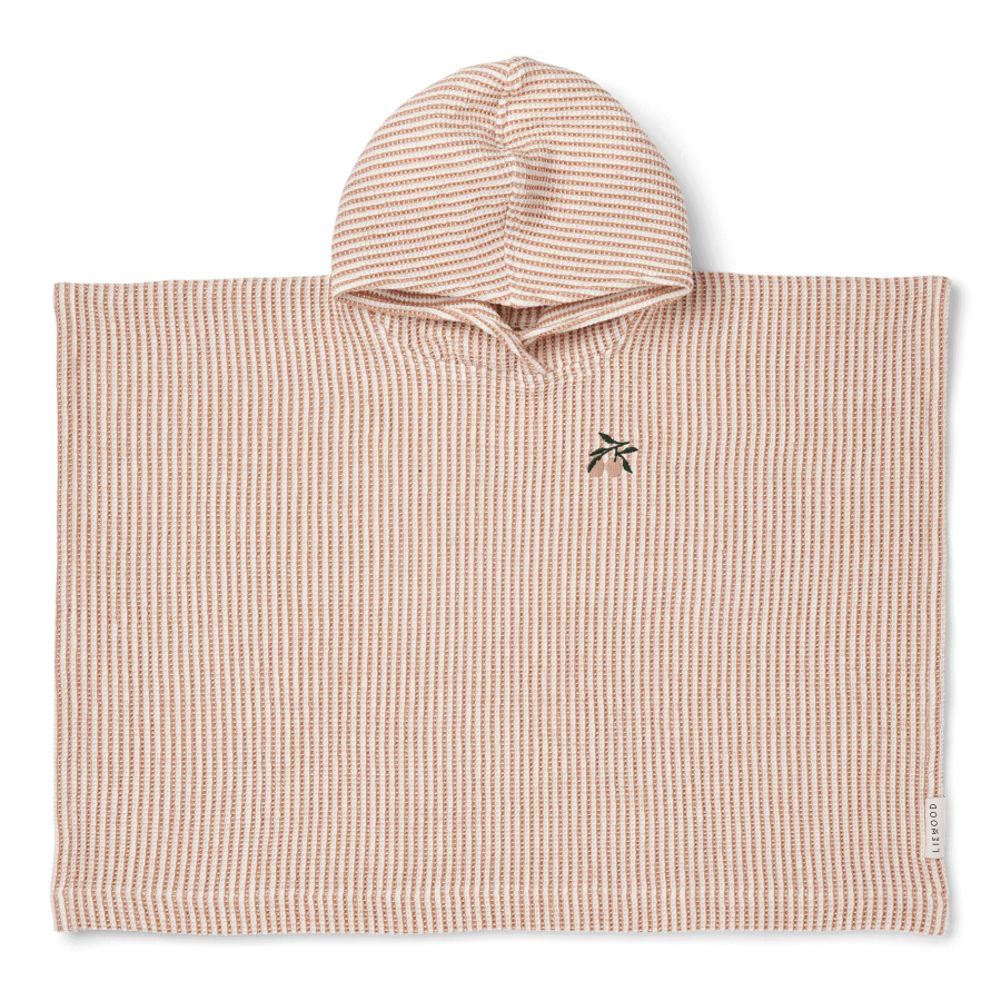 Ponczo Paco - Stripe tuscany rose, creme de la creme / Liewood