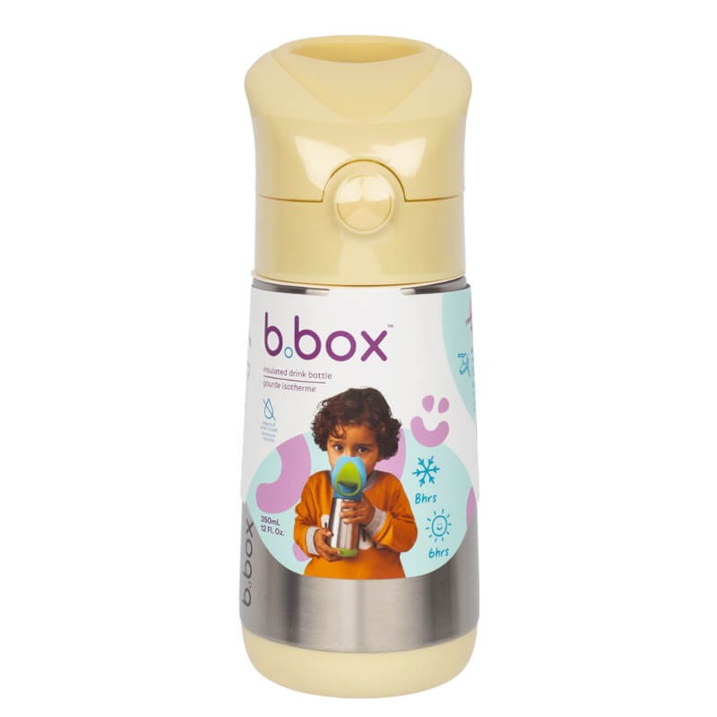 Termobutelka ze słomką LEMON TWIST / b.box