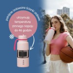 Butelka termiczna ze składanym ustnikiem, termos ze stali nierdzewnej - Lemon Twist, 1l / b.box