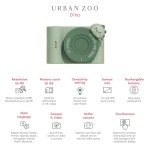 Aparat cyfrowy dla dzieci Urban Zoo - Dino Green / The Zoofamily