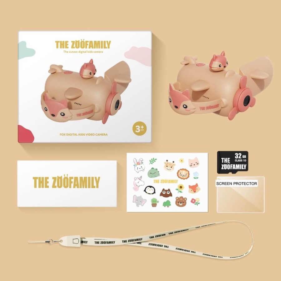 Aparat cyfrowy z kamerą dla dzieci Zoo Video - Fox / The Zoofamily