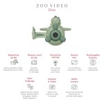 Aparat cyfrowy z kamerą dla dzieci Zoo Video - Dino Green / The Zoofamily