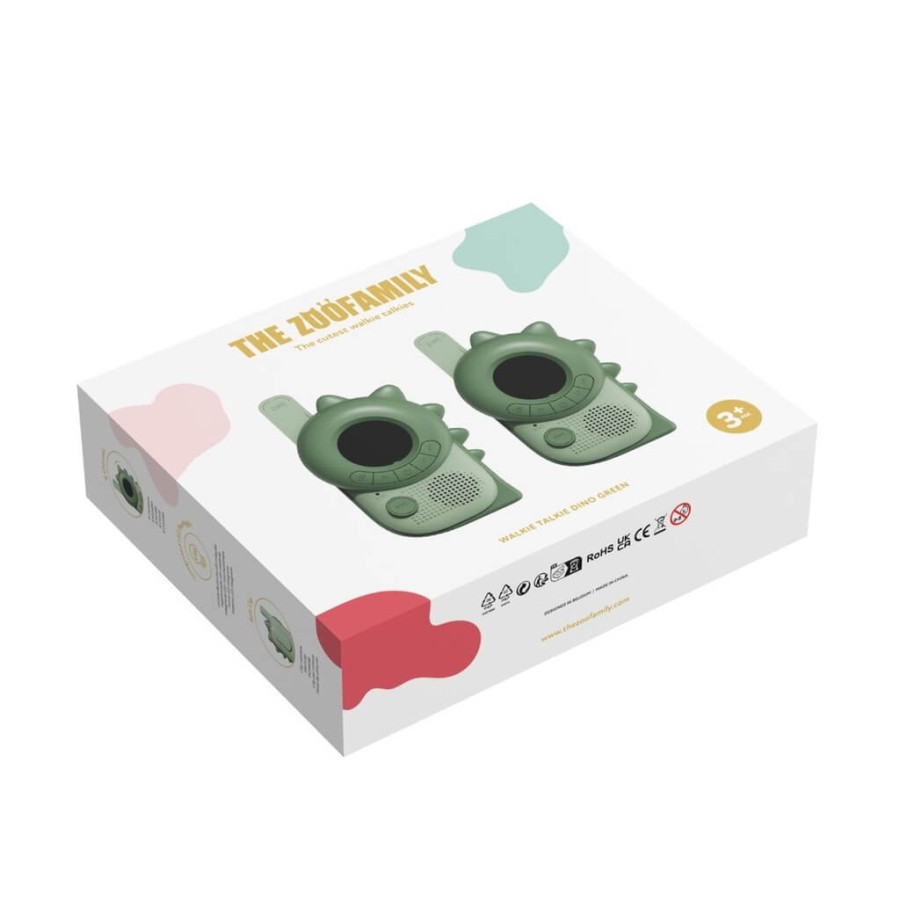 Krótkofalówki dla dzieci Zoo Walkie Talkie - Dino Green, Dino Green / The Zoofamily