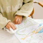 Zestaw do kolorowania z silikonową matą - Age of Dinosaures / Super Petit