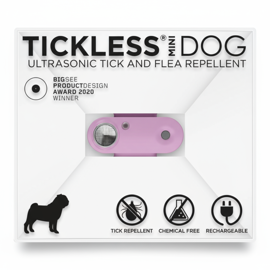 Ultradźwiękowe urządzenie chroniące przed kleszczami TICKLESS® Pet Mini Organ Purple / Tickless
