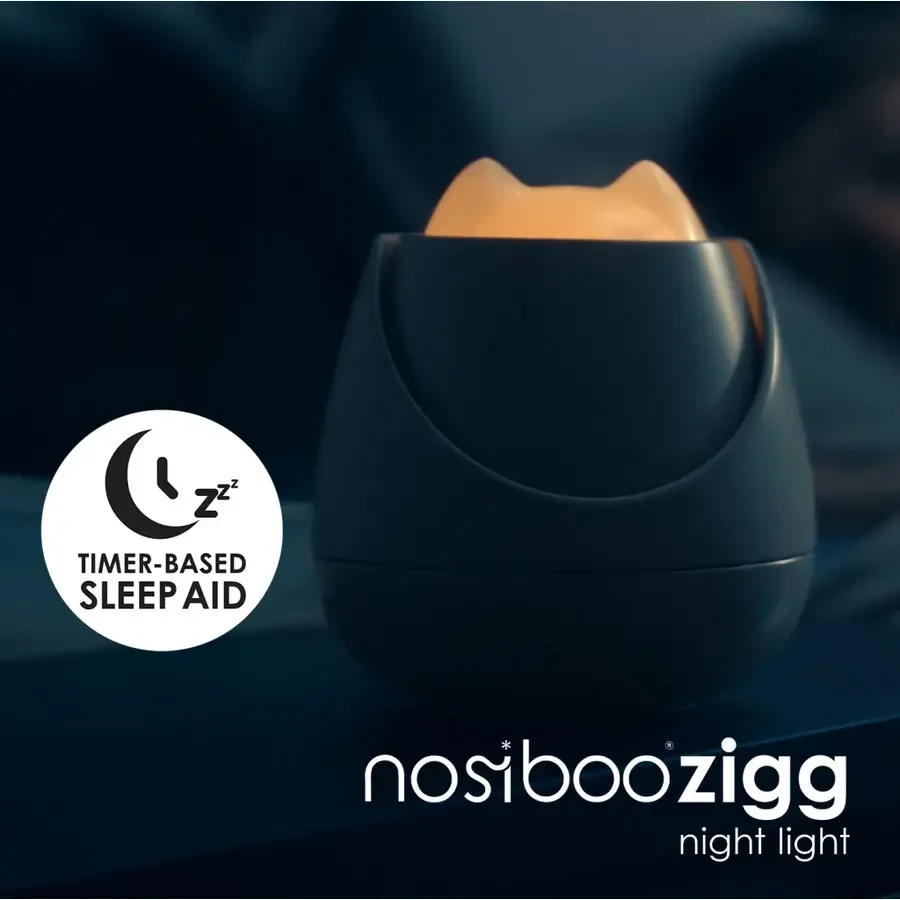 Lampka nocna Nosiboo Zigg - sage / Nosiboo