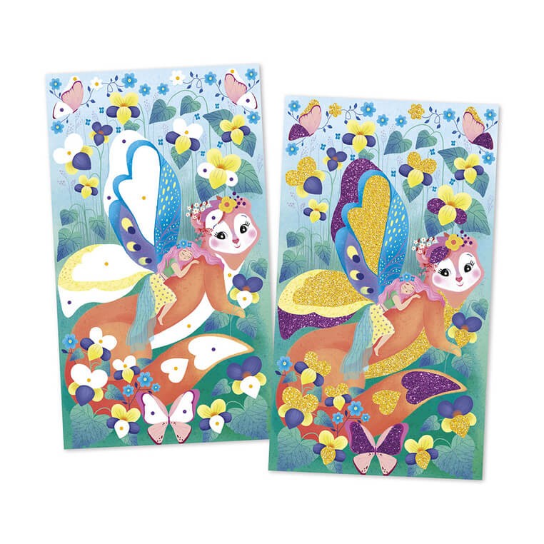 Zestaw kreatywny Magiczny brokat Wróżki Magic Fairies 5+ / Janod