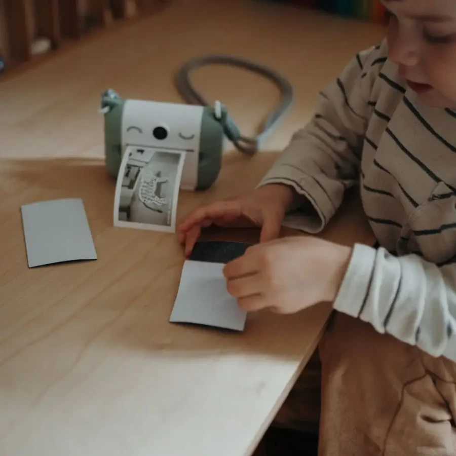 Aparat fotograficzny z funkcją drukowania KIDYPRINT - zielony / Kidywolf