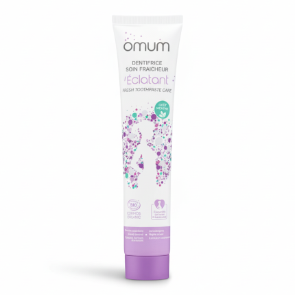 Naturalna pasta do wrażliwych zębów i dziąseł, bez fluoru, dla kobiet w ciąży i karmiących, Cosmebio, 75 ml / Omum