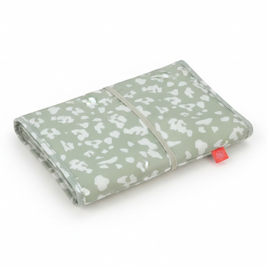 Przewijak podróżny z etui na akcesoria Leo light khaki / Lassig