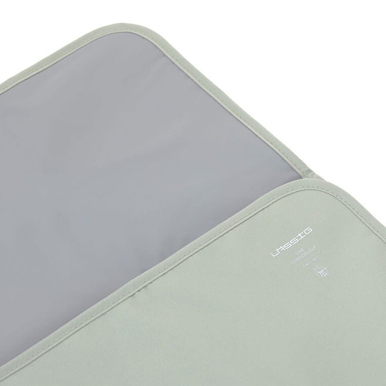 Przewijak podróżny z etui na akcesoria Leo light khaki / Lassig