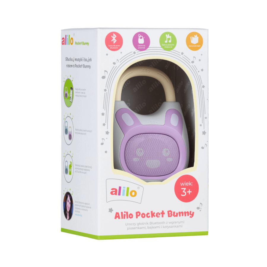Pocket Bunny K1 - fioletowy + wanilia / Alilo