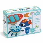 Zestaw z masą plastyczną OCEAN 18m+ / Djeco DJ09033