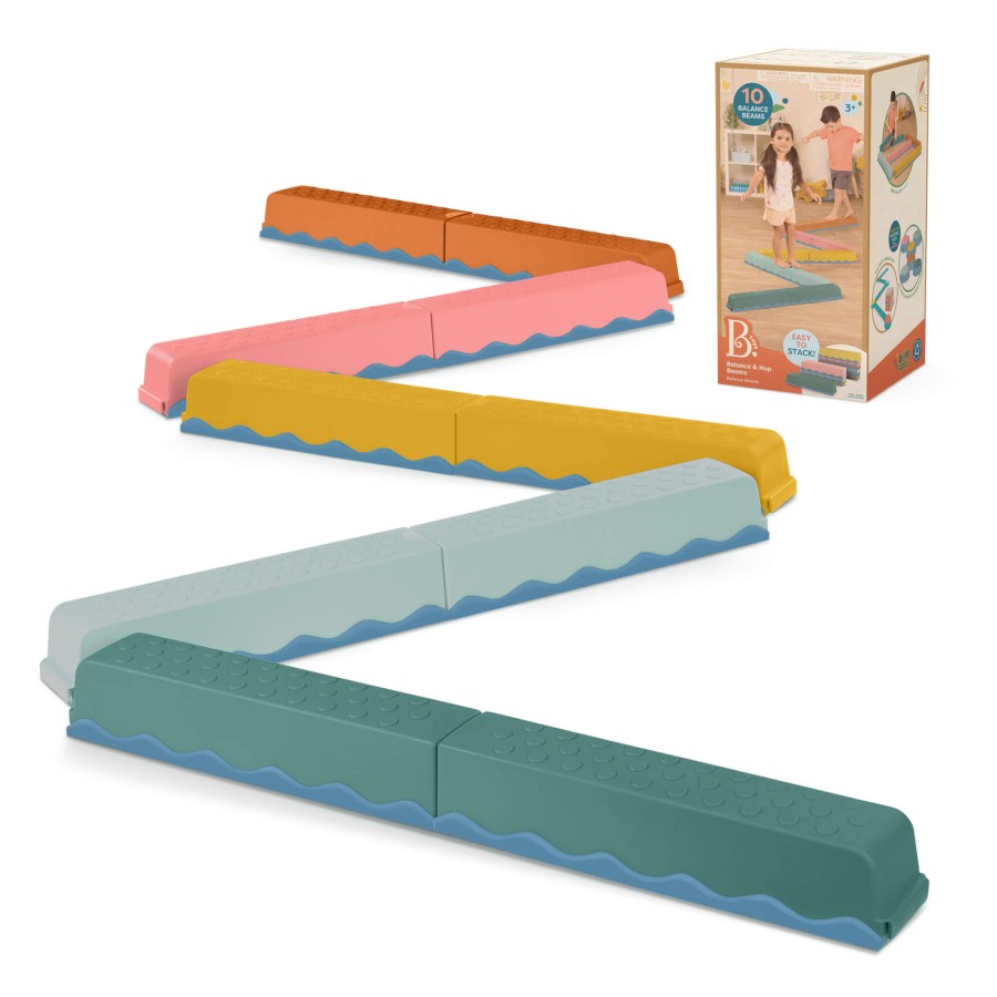 Balance & Hop Beams – belki sensoryczne / B.Toys