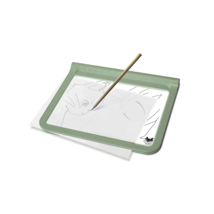 Podświetlany tablet do nauki pisania i rysowania KIDYDRAW-PRO - zielony / Kidywolf