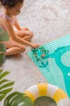 Dwustronny ręcznik plażowy PlayTowels - Safari / QUUT