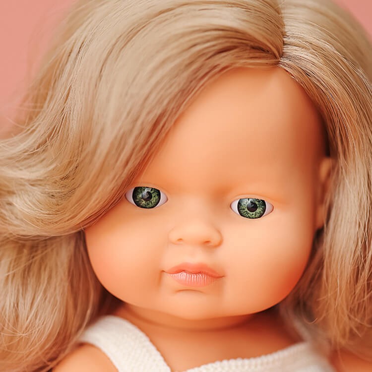 Lalka dziewczynka Europejka Ciemny Blond My Friends & Me, 38cm / Miniland Doll