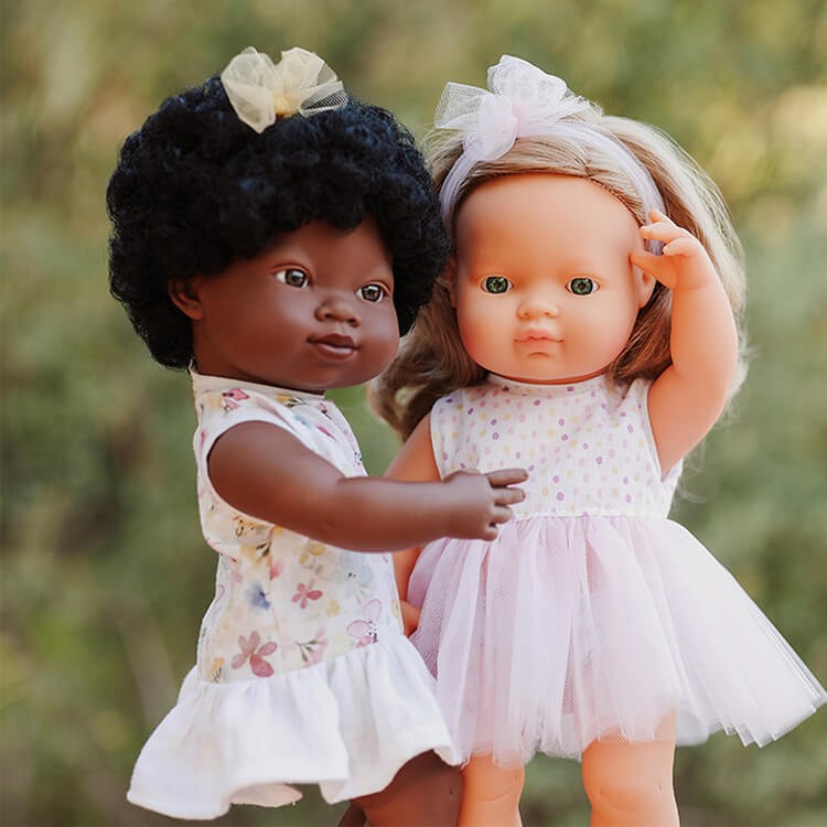 Lalka dziewczynka Europejka Ciemny Blond My Friends & Me, 38cm / Miniland Doll