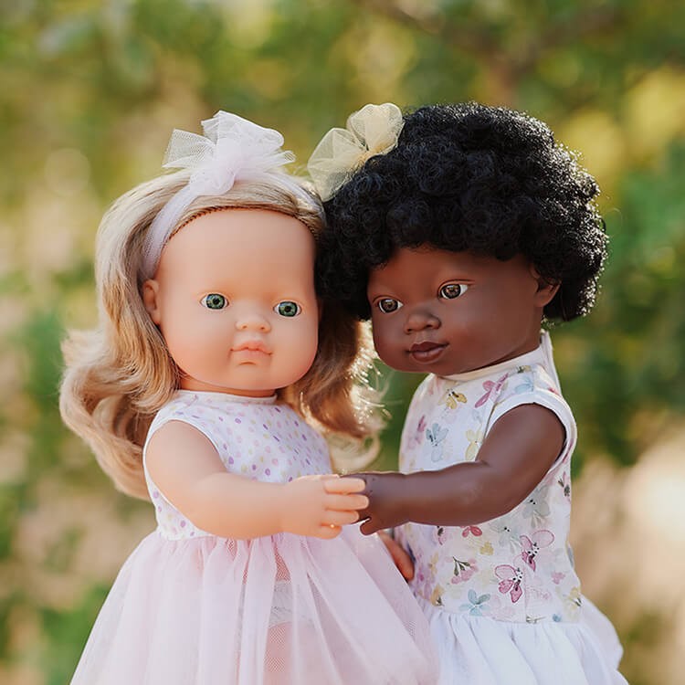 Lalka dziewczynka Europejka Ciemny Blond My Friends & Me, 38cm / Miniland Doll