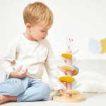Drewniany kulodrom Ptaszek Sweet Cocoon 3+ / Janod