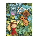 Puzzle w walizce Obraz inspirowany twórczością Rousseau 100 elementów 6+ / Janod