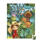 Puzzle w walizce Obraz inspirowany twórczością Rousseau 100 elementów 6+ / Janod