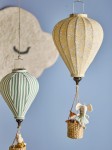 Wiszący balon Pomp - Yellow / Bloomingville Mini